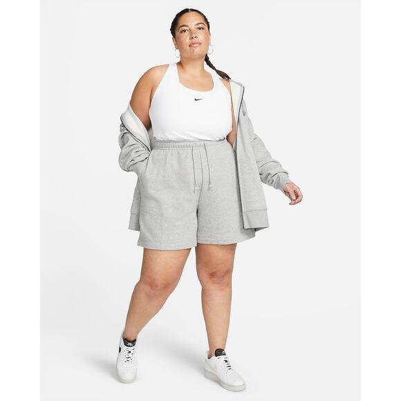 Nike Sportswear Essential Women's Fleece High Rise Shorts Size 1X - Picture 1 of 12